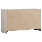 Juego de dormitorio Brantford de 4 piezas Eastern King en blanco costero