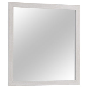 Juego de dormitorio Brantford de 4 piezas Eastern King en blanco costero