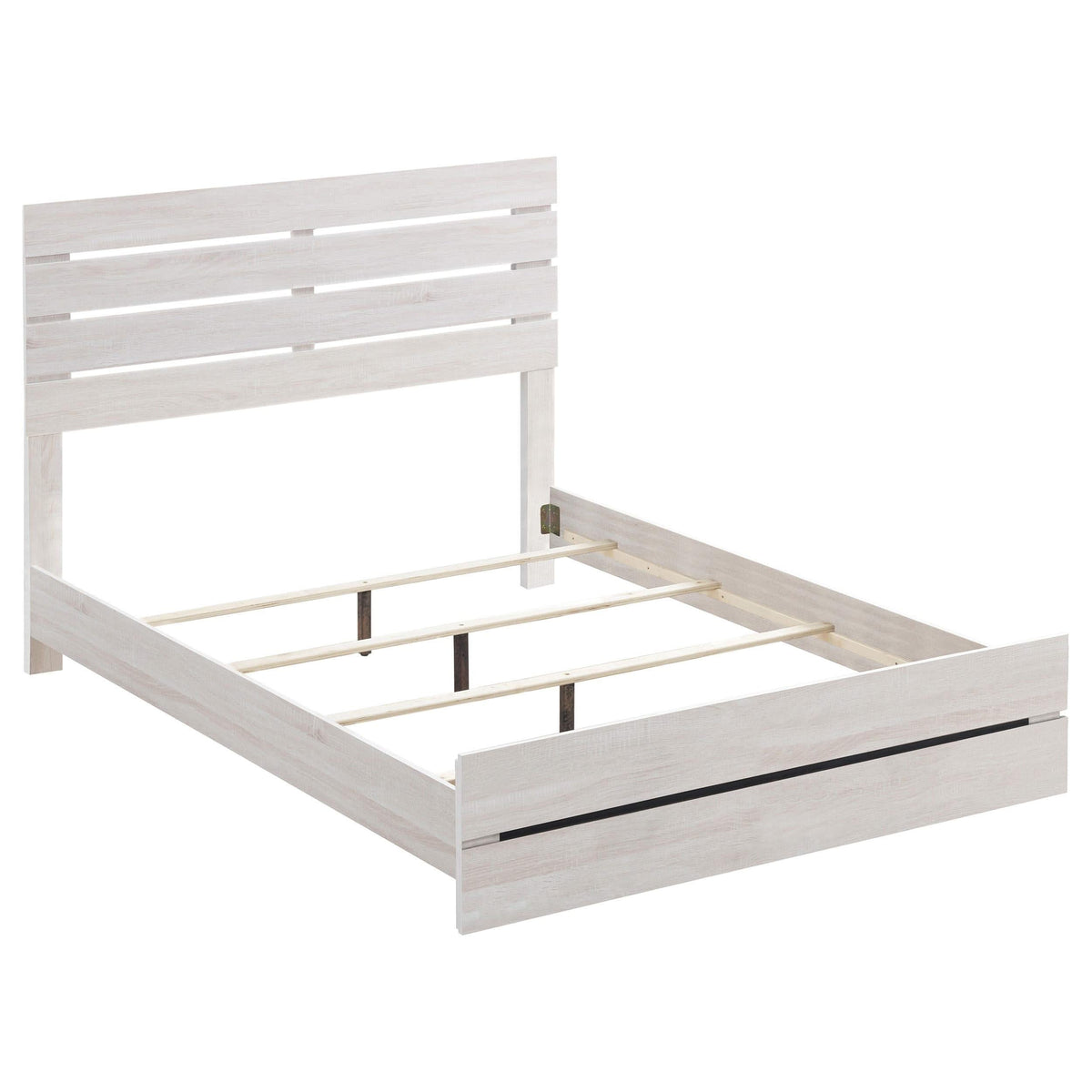Juego de dormitorio Brantford de 5 piezas tamaño Queen en blanco costero