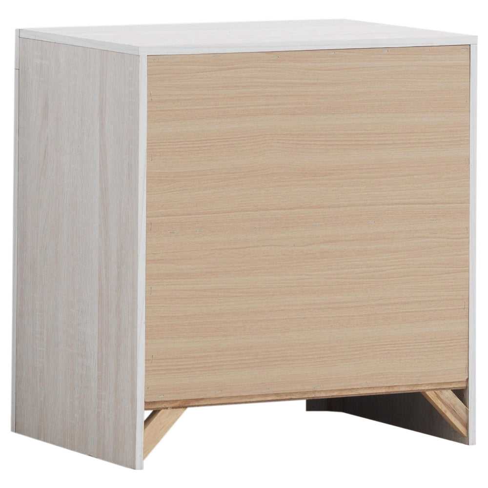 Juego de dormitorio Brantford de 5 piezas tamaño Queen en blanco costero