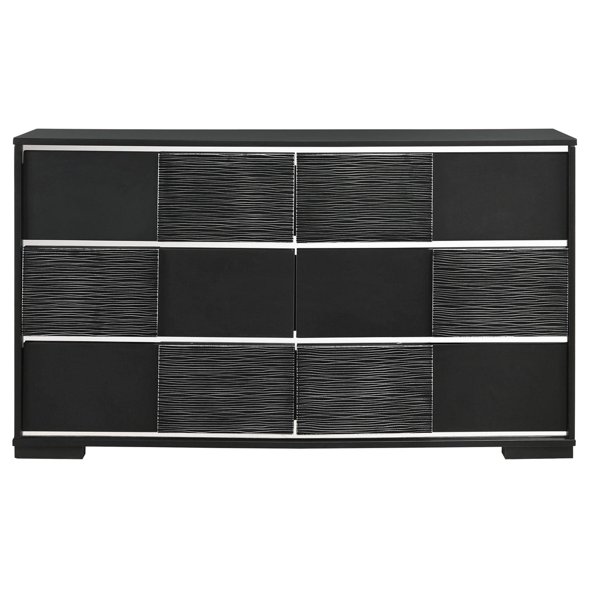 Blacktoft 4-piece Eastern King Bedroom Set Black