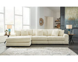 Seccional Lindyn de 3 piezas con chaise longue