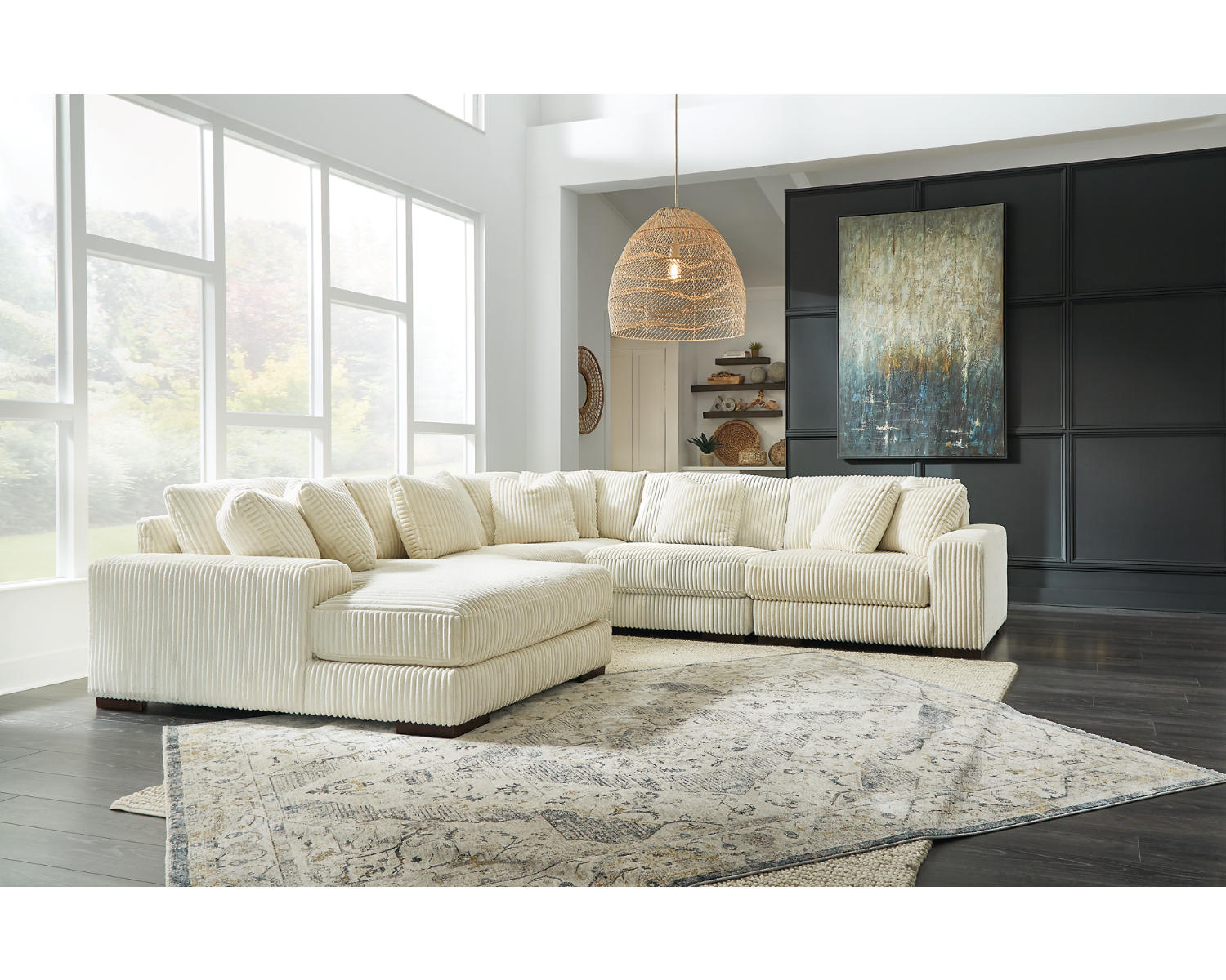 Lindyn 5-Piece Sectional with Chaise