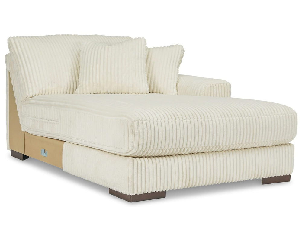 Seccional Lindyn de 4 piezas con chaise longue