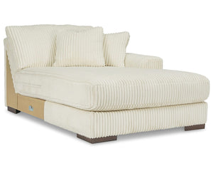 Seccional Lindyn de 4 piezas con chaise longue