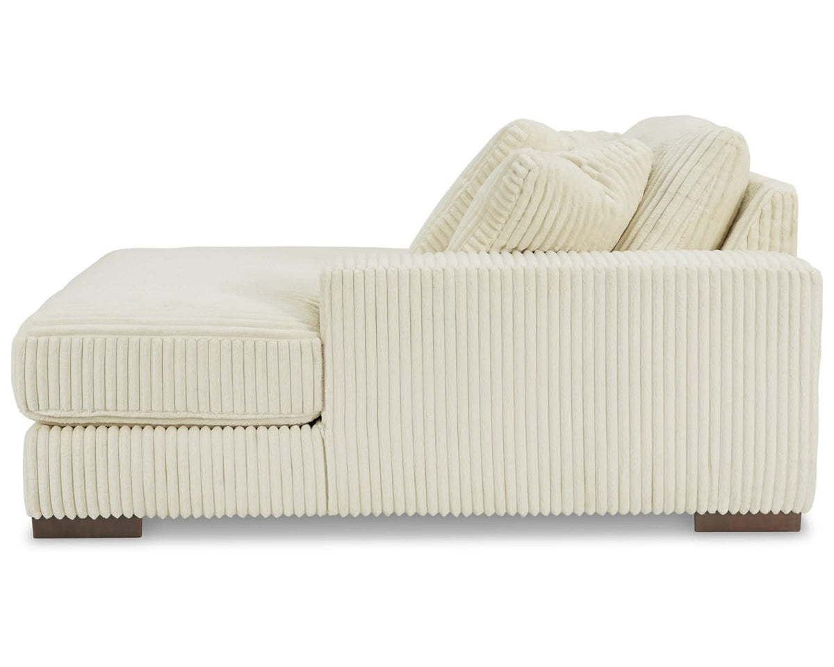 Chaise longue esquinera Lindyn con brazo derecho