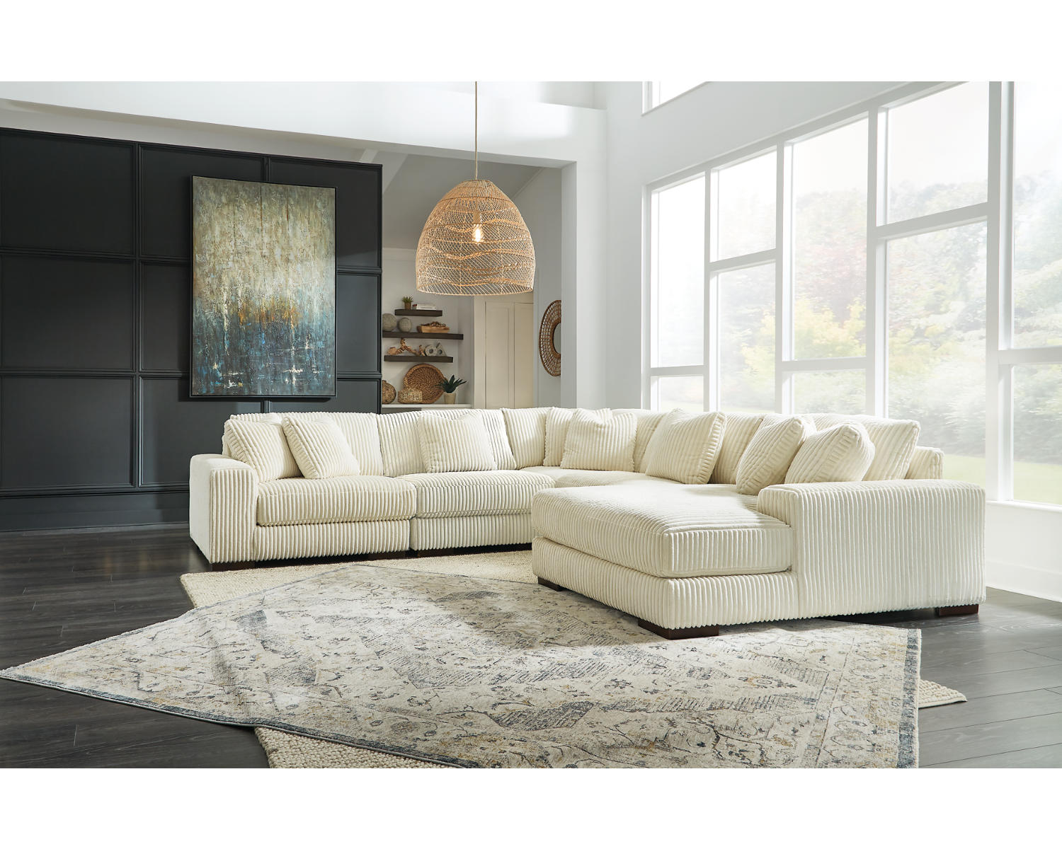 Lindyn 5-Piece Sectional with Chaise