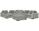 Lindyn 5-Piece Sectional and Ottoman