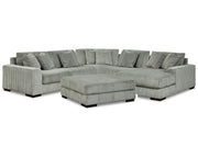 Lindyn 5-Piece Sectional and Ottoman