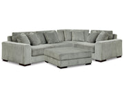 Lindyn 4-Piece Sectional and Ottoman