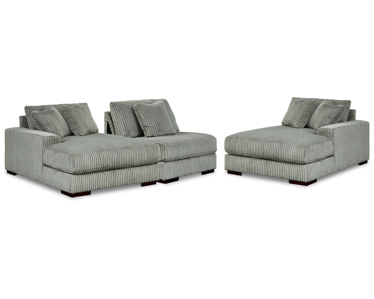Lindyn 3-Piece Sectional with Double Chaise
