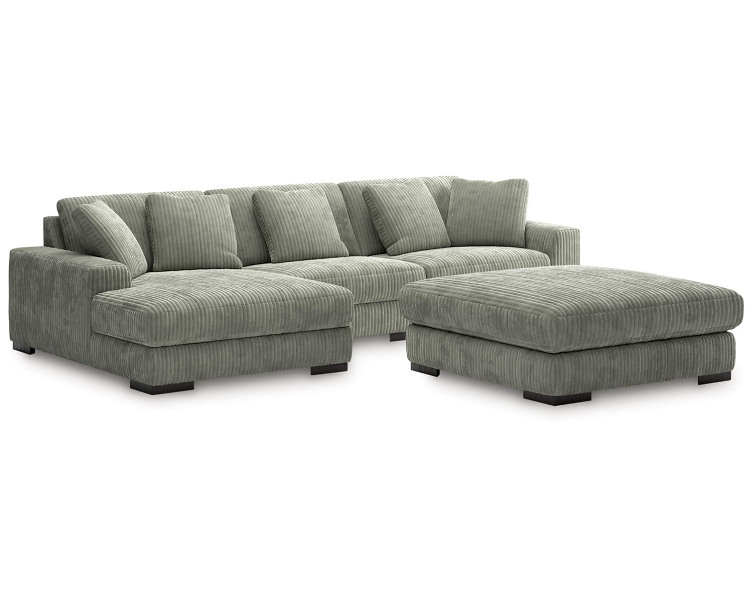 Lindyn 3-Piece Sectional with Ottoman