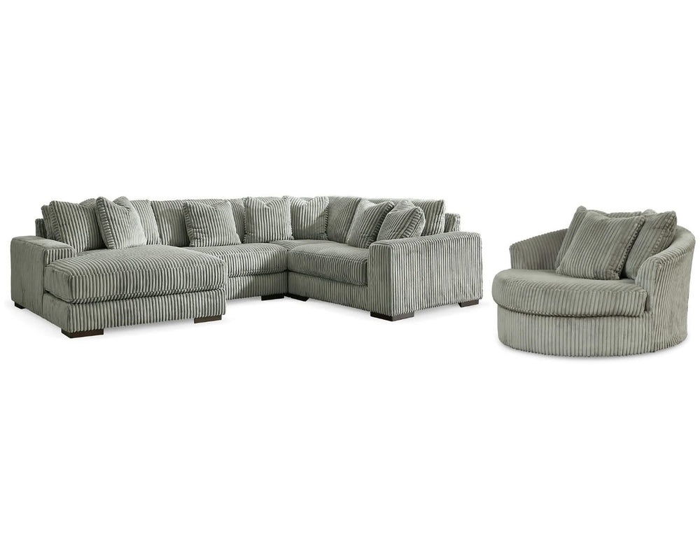 Seccionales Lindyn de 4 piezas con silla