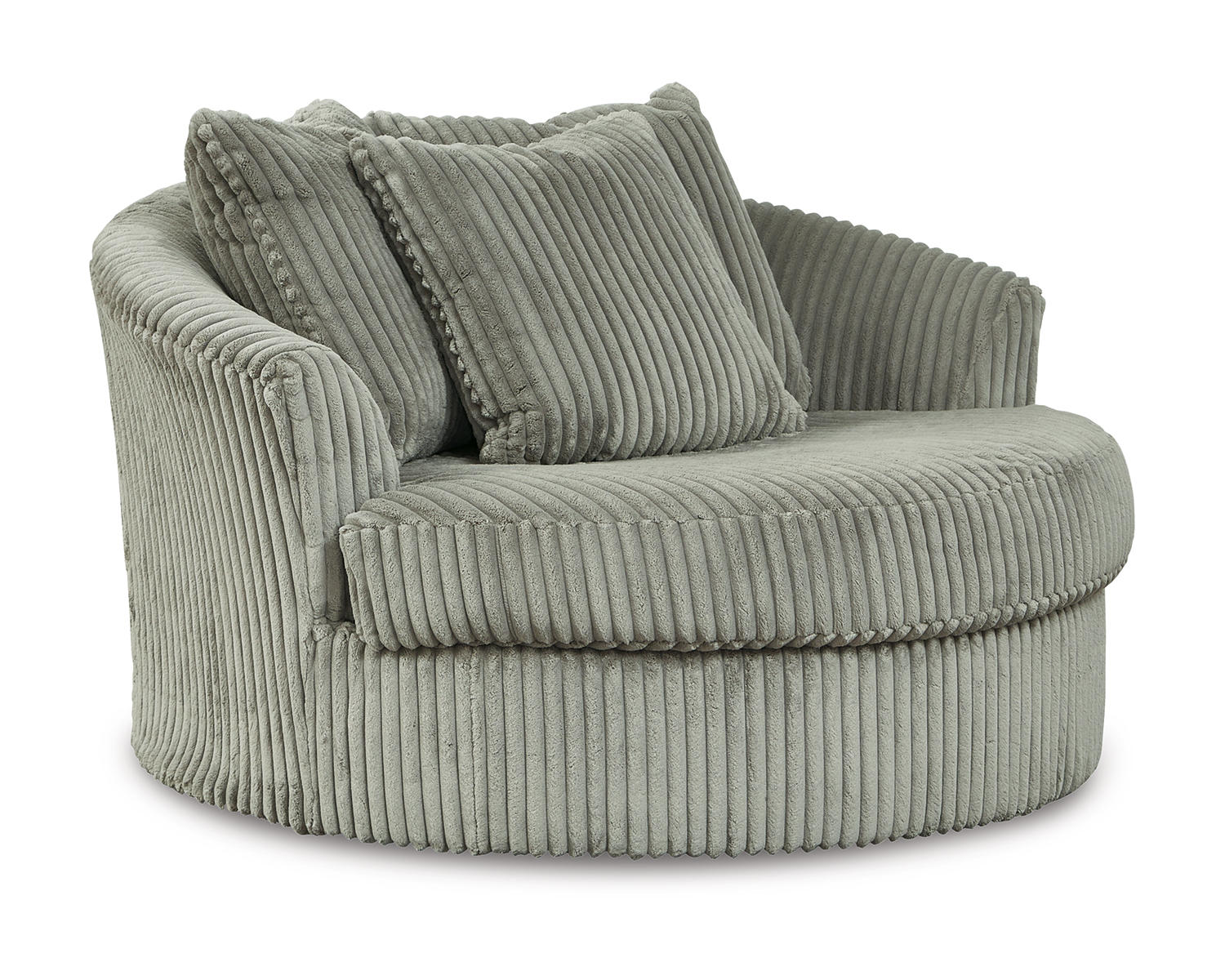 Lindyn Super Chaise with Oversized Swivel Chair