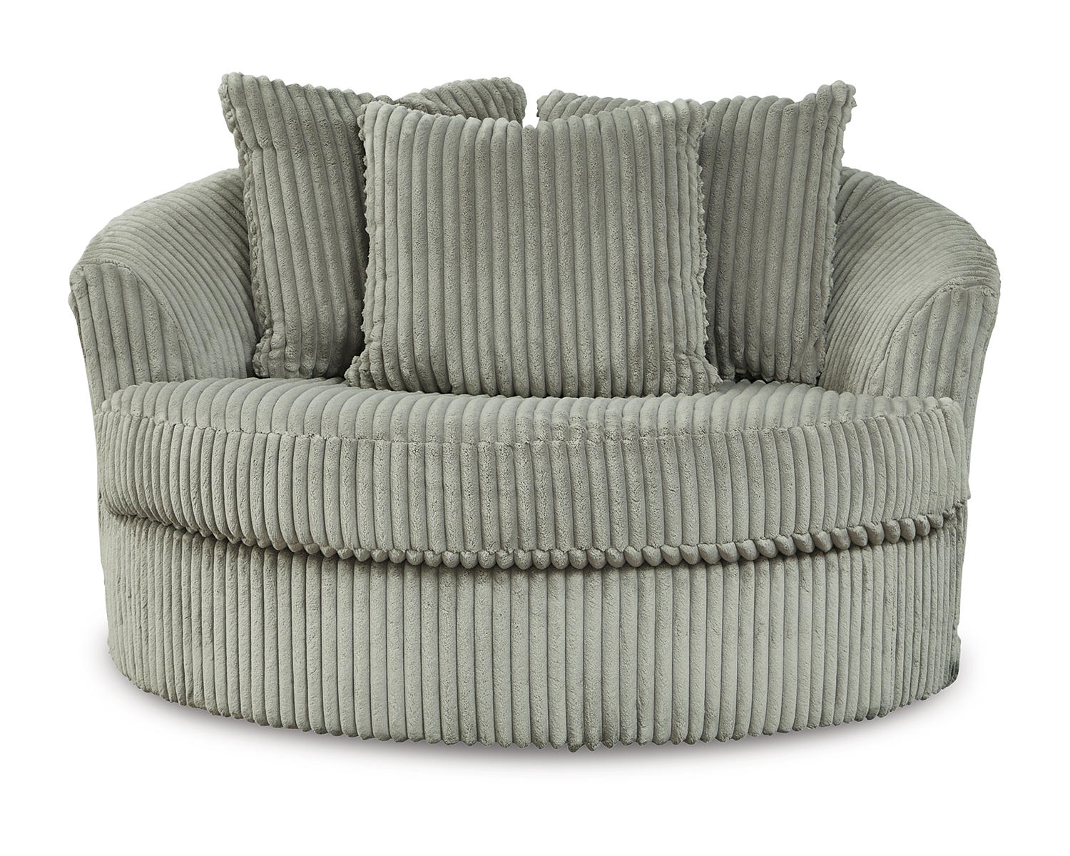 Lindyn Super Chaise with Oversized Swivel Chair