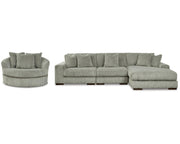 Lindyn 3-Piece Sectional and Chair
