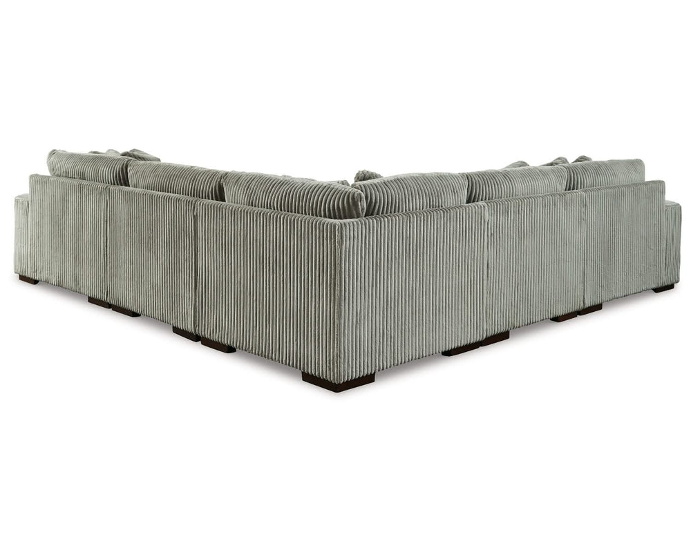 Seccional Lindyn de 5 piezas con chaise longue