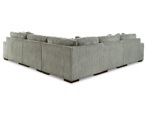 Seccional Lindyn de 5 piezas con chaise longue