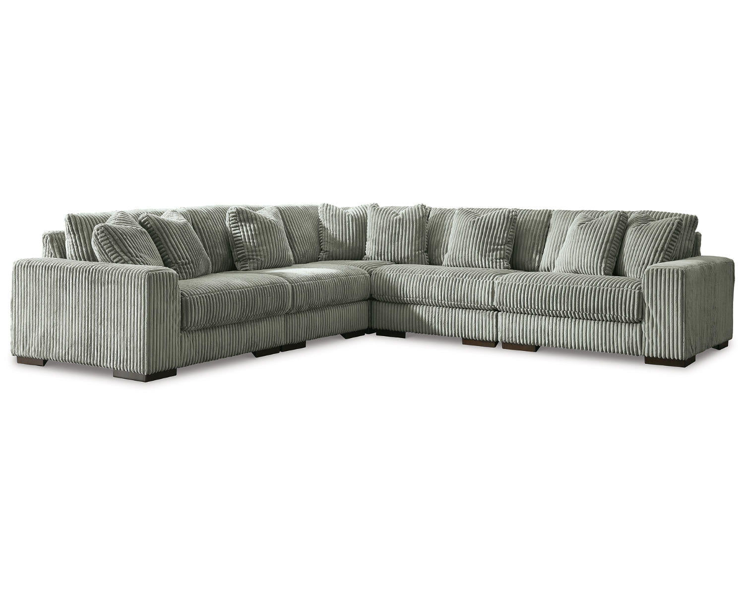 Lindyn 5-Piece Sectional and Ottoman