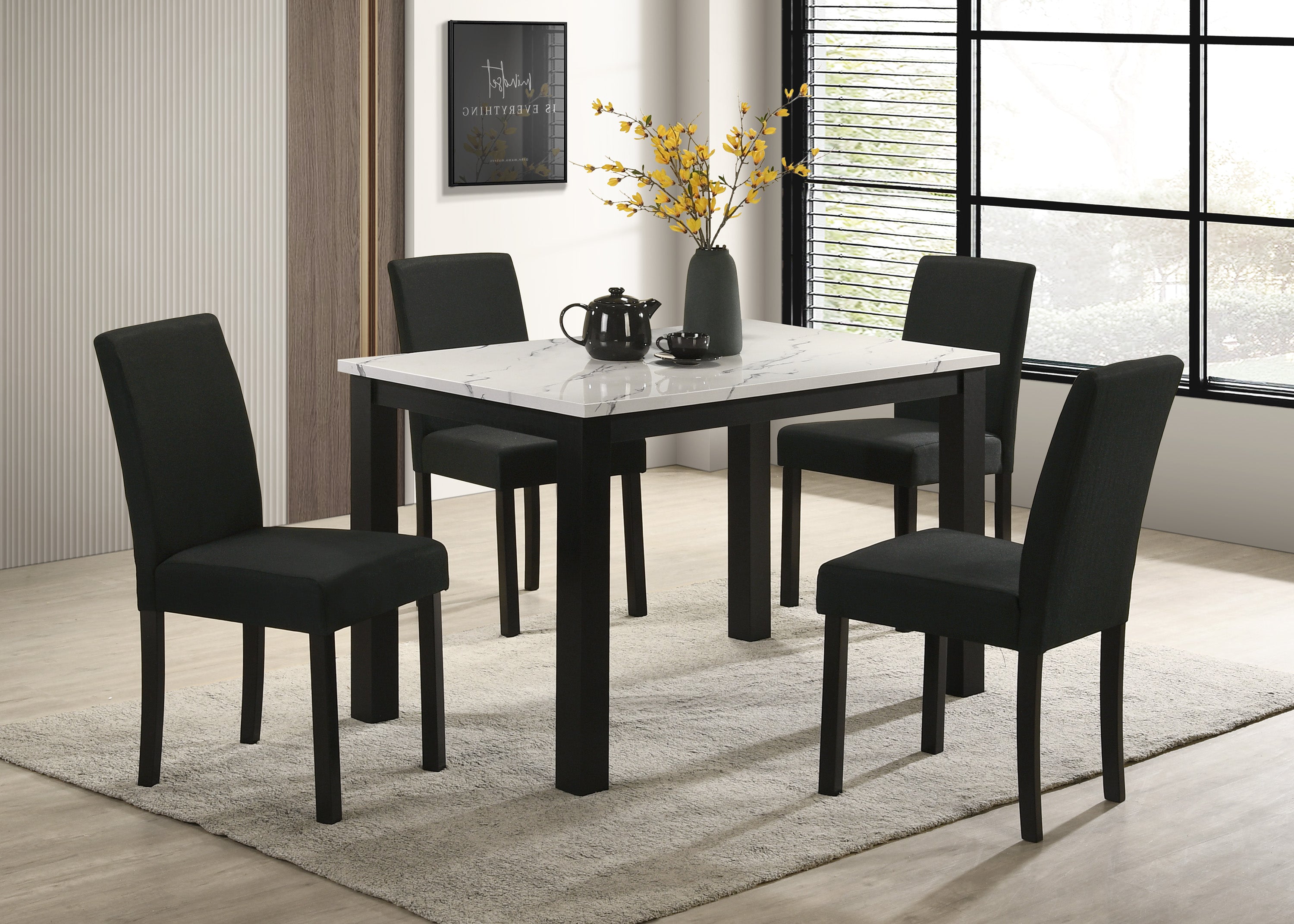 RESIA DINING CHAIR BLACK