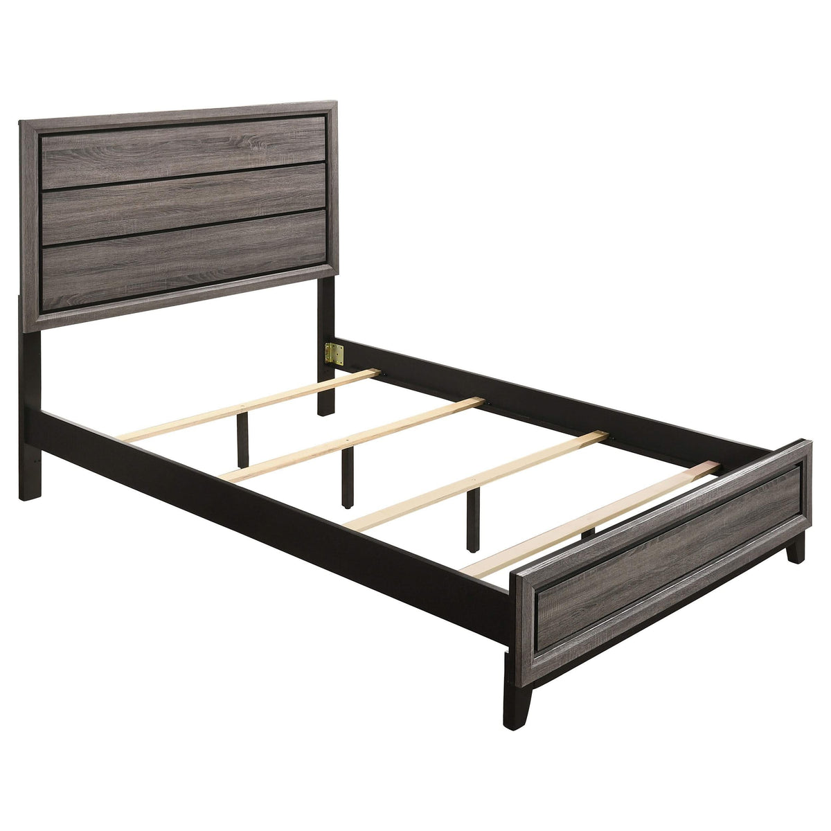 Juego de dormitorio completo Watson de 4 piezas en roble gris