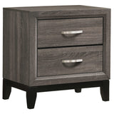 Juego de dormitorio completo Watson de 4 piezas en roble gris