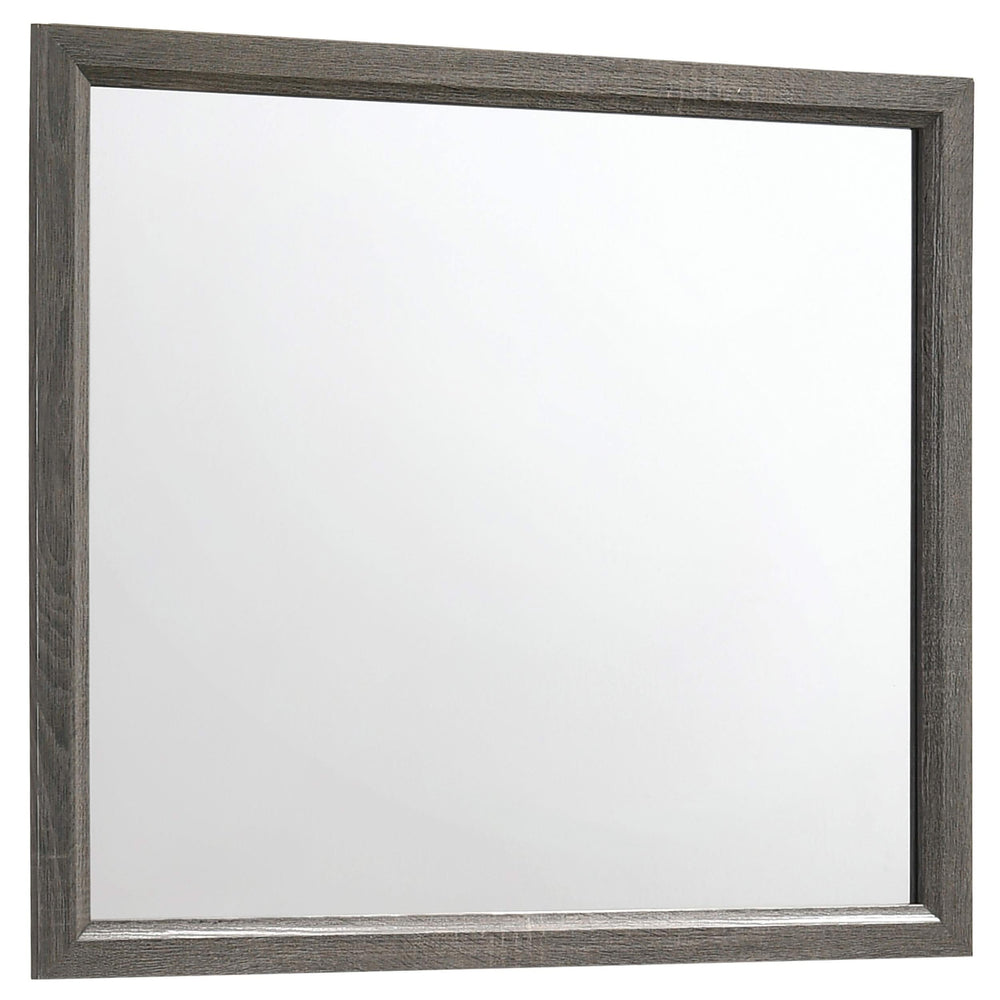 Juego de dormitorio completo Watson de 4 piezas en roble gris