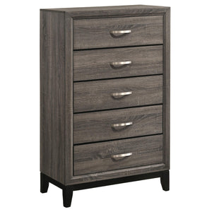 Juego de dormitorio Watson California King de 5 piezas en roble gris