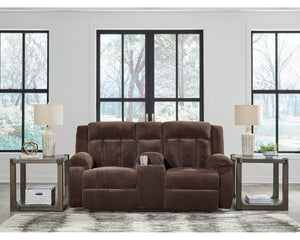 Loveseat reclinable eléctrico Observation con consola