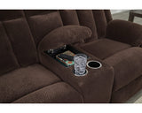 Loveseat reclinable eléctrico Observation con consola