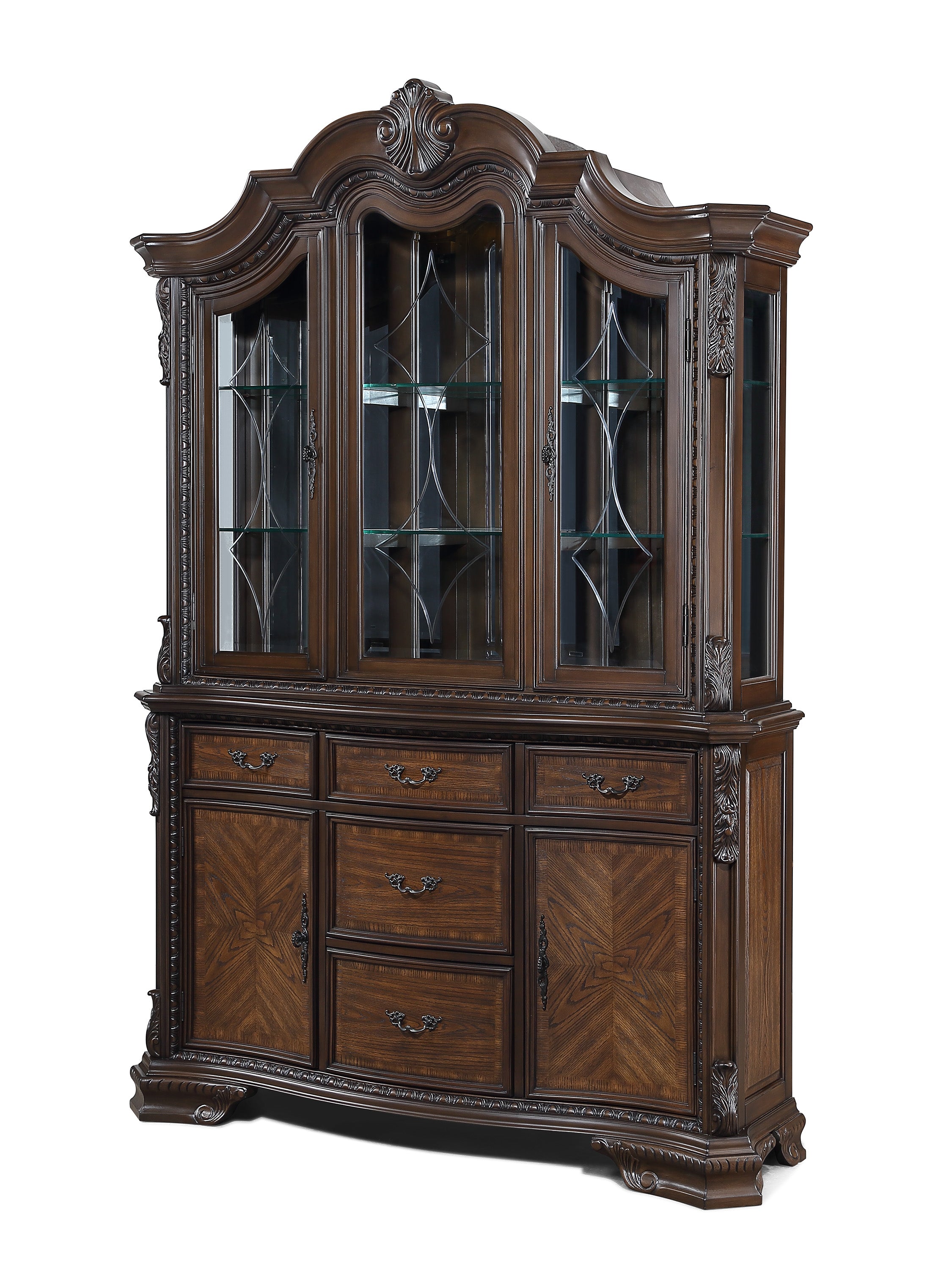 2149-9P KIERA DINING GROUP-COFFEE BROWN