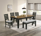 BARDSTOWN SIDE CHAIR WHEAT CHARCOAL