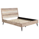 Cama Marlow Wood Eastern King con paneles aserrados en bruto y múltiples opciones