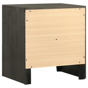 Juego de dormitorio completo Serenity de 4 piezas, gris moderno
