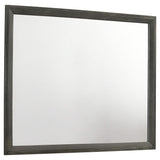 Juego de dormitorio completo Serenity de 4 piezas, gris moderno