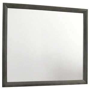 Juego de dormitorio Serenity de 4 piezas Eastern King en gris moderno