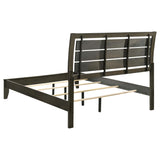 Serenity Wood Queen Panel Bed Mod Grey