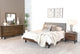 Juego de dormitorio Mays Eastern King de 4 piezas en nogal