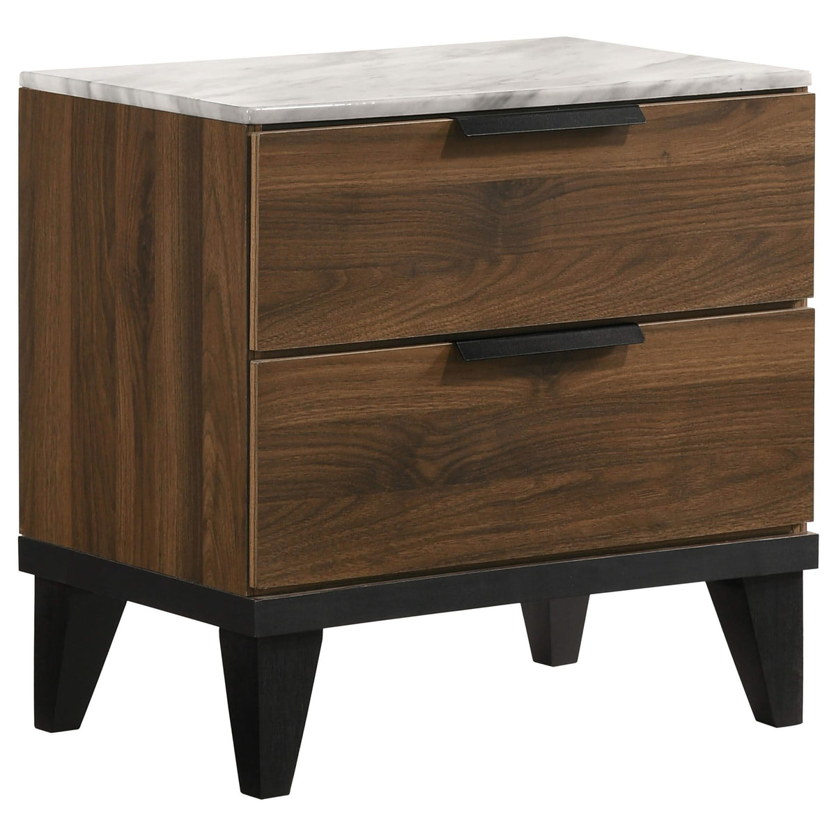 Juego de dormitorio Mays Eastern King de 4 piezas en nogal