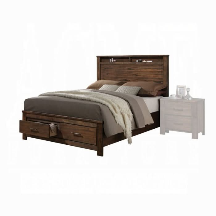 Cama Merrilee EK con almacenamiento
