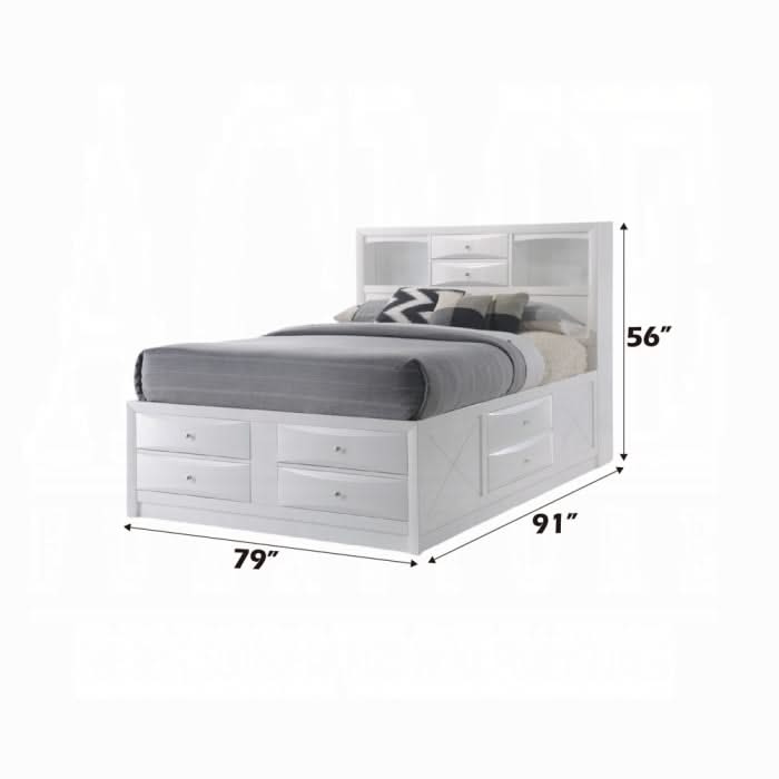 Ireland EK Bed W/Storage
