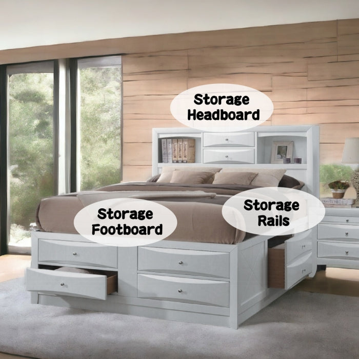 Ireland EK Bed W/Storage