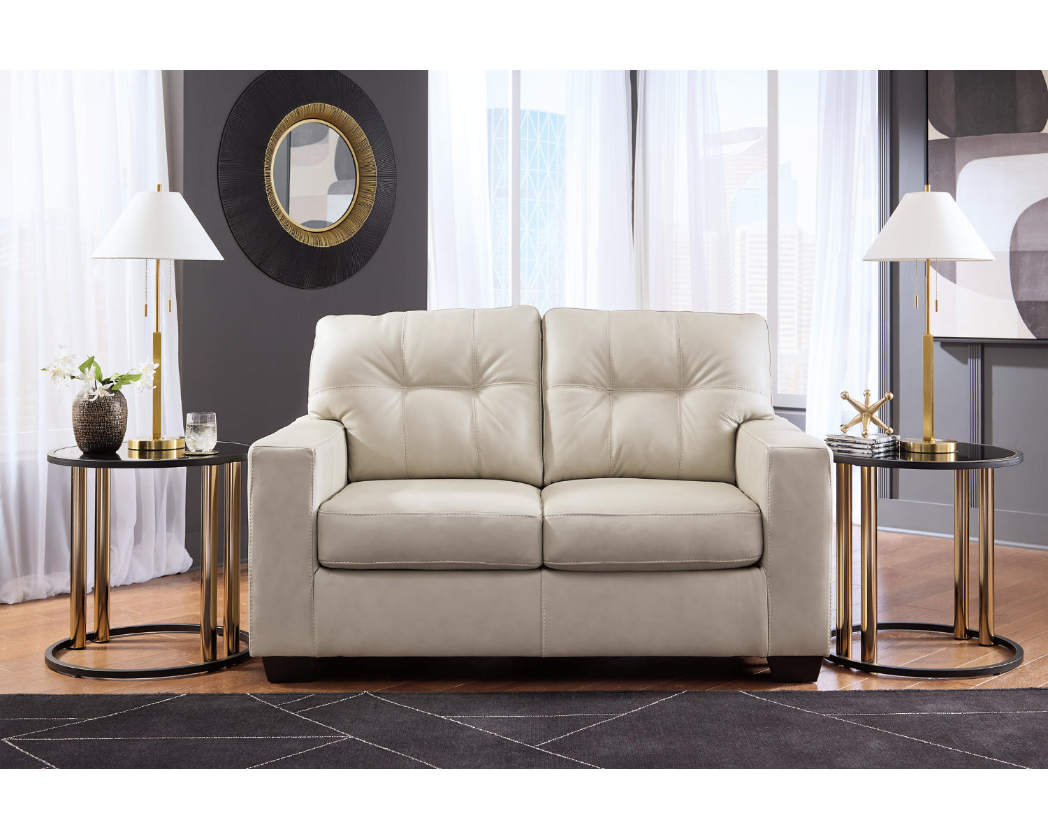 Santorine Sofa and Loveseat