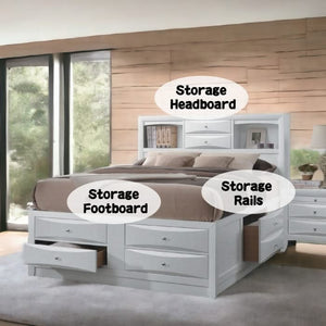 Ireland Full Bed W/Storage