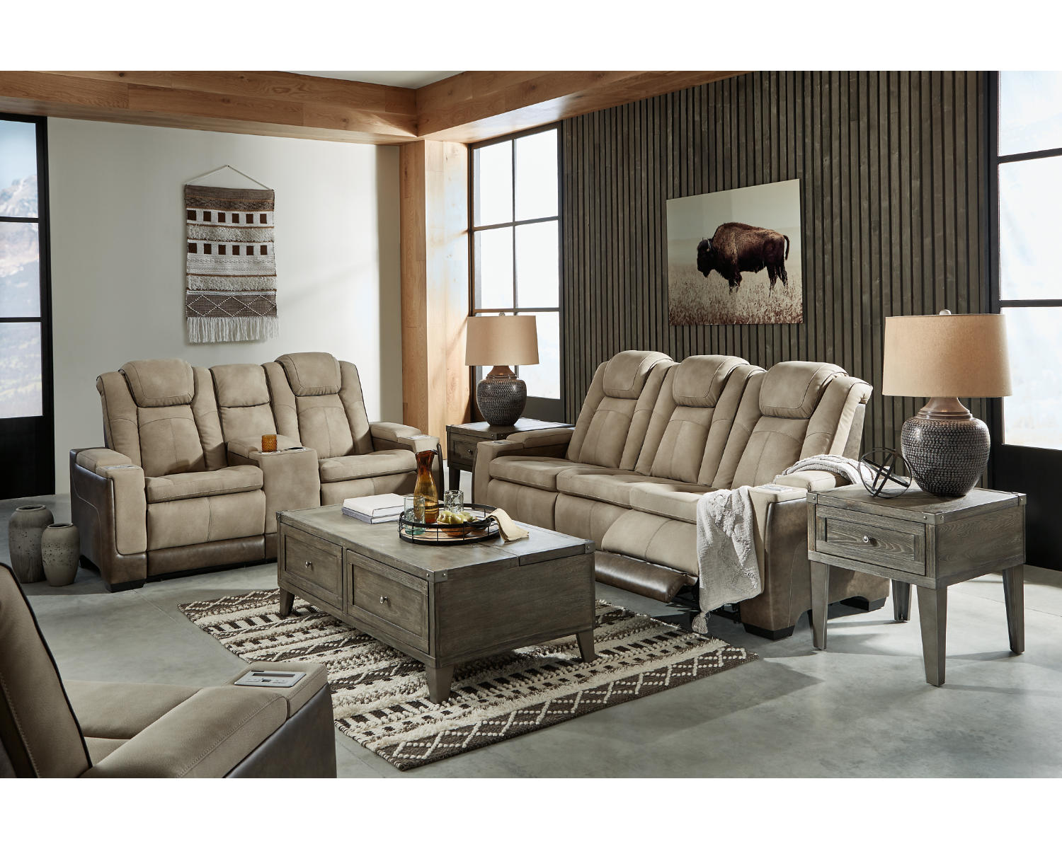 Next-Gen DuraPella Power Reclining Sofa, Loveseat and Recliner