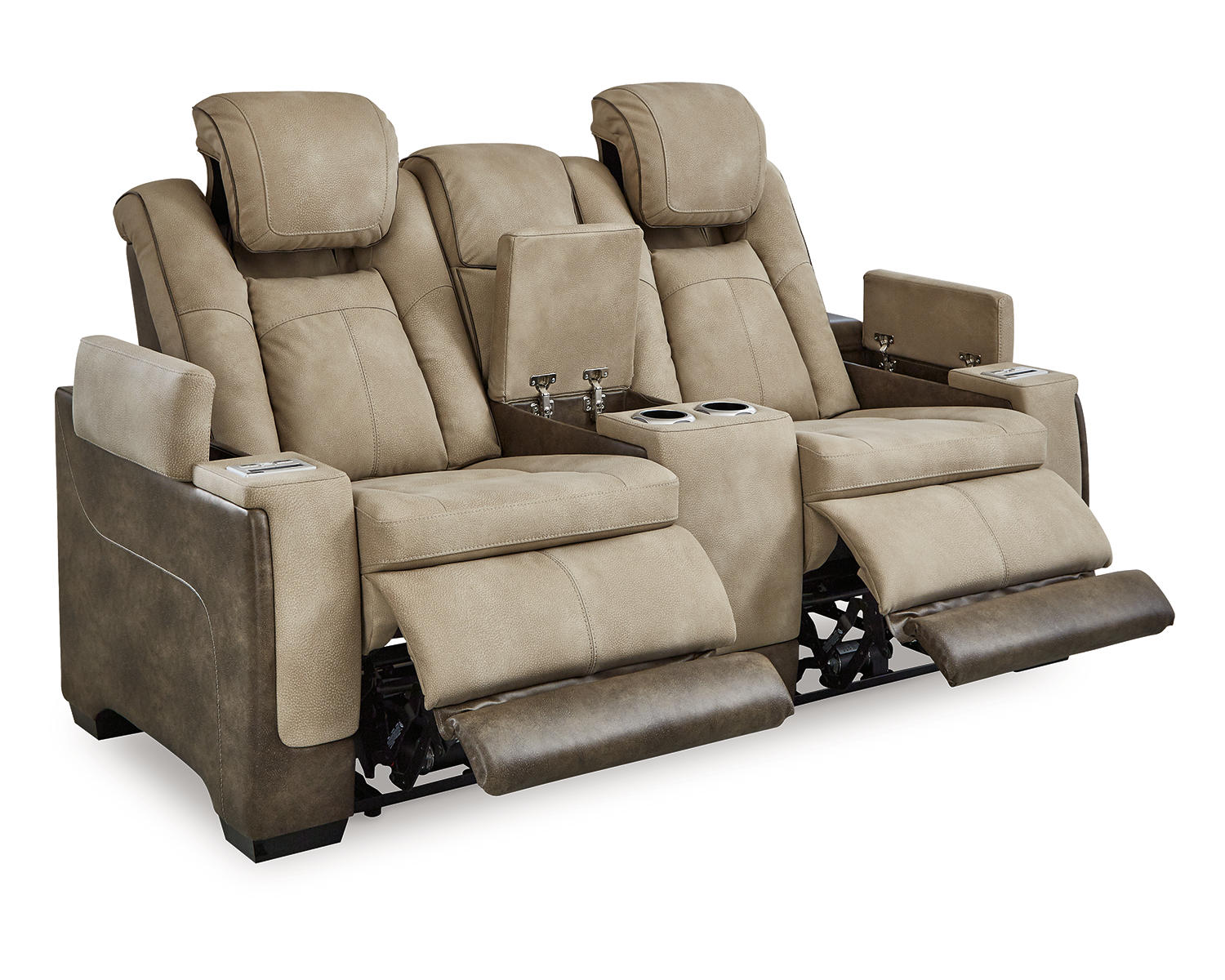 Next-Gen DuraPella Power Reclining Loveseat with Console