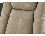Loveseat reclinable eléctrico DuraPella de última generación con consola