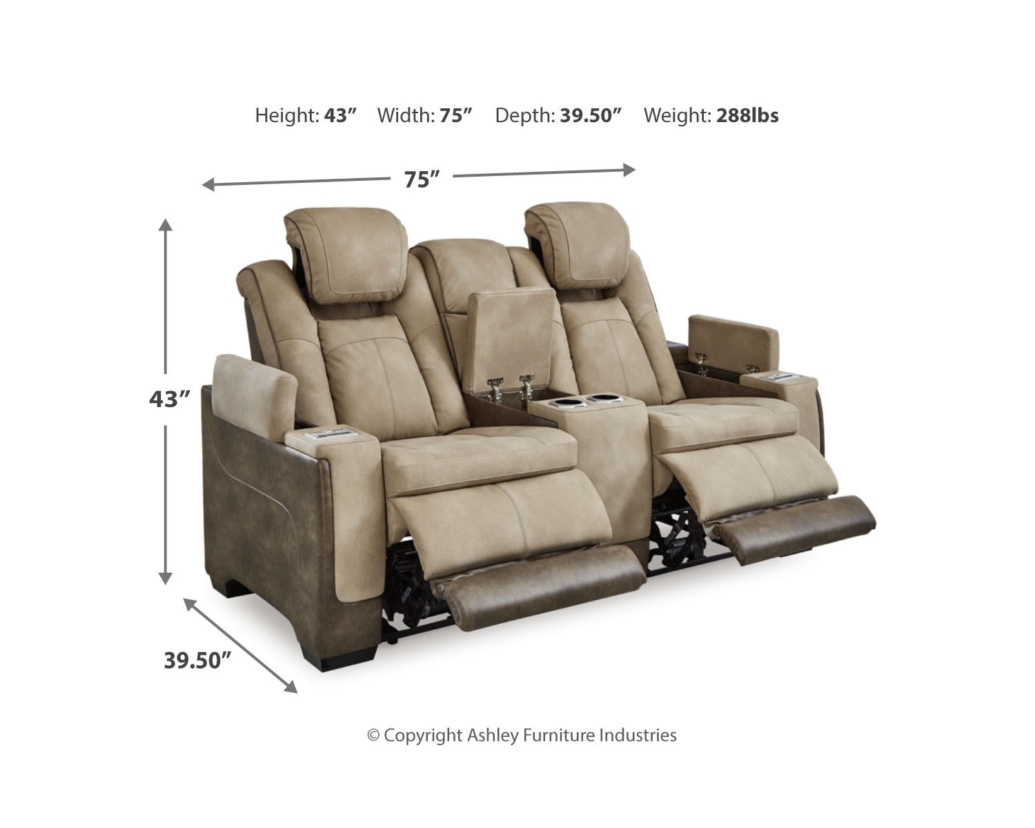 Next-Gen DuraPella Power Reclining Loveseat and Power Recliner