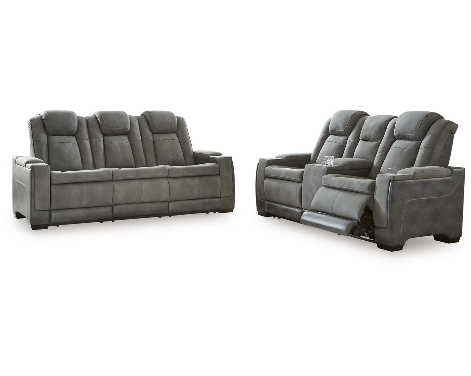 Next-Gen DuraPella Power Reclining Sofa and Loveseat