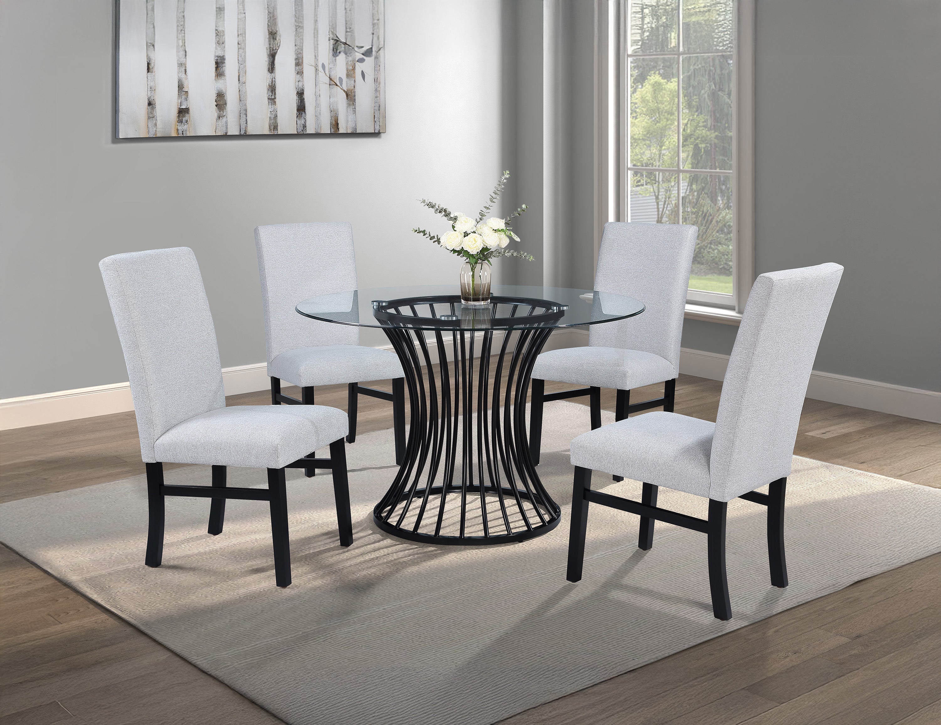 2202-5P/DV TRACY DINING GROUP DOVE